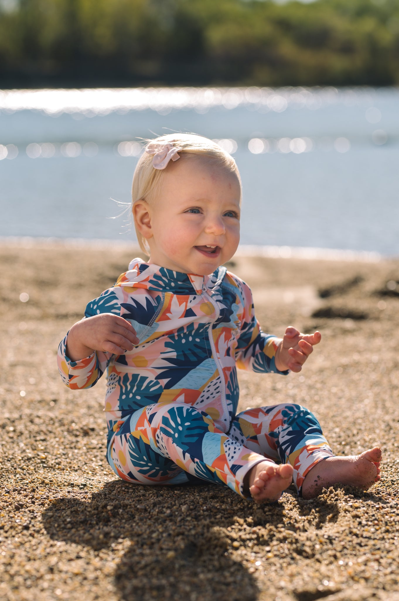 Modern Safari Sunsuit Front